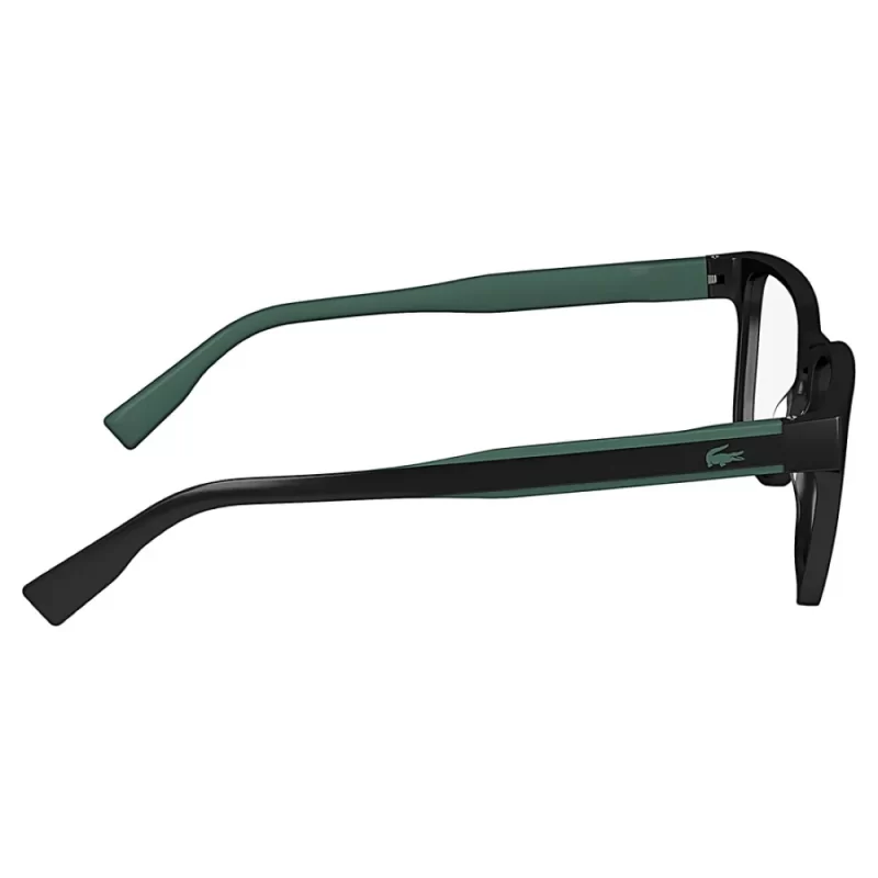 Oculos de Grau Masculino Lacoste Quadrado Preto