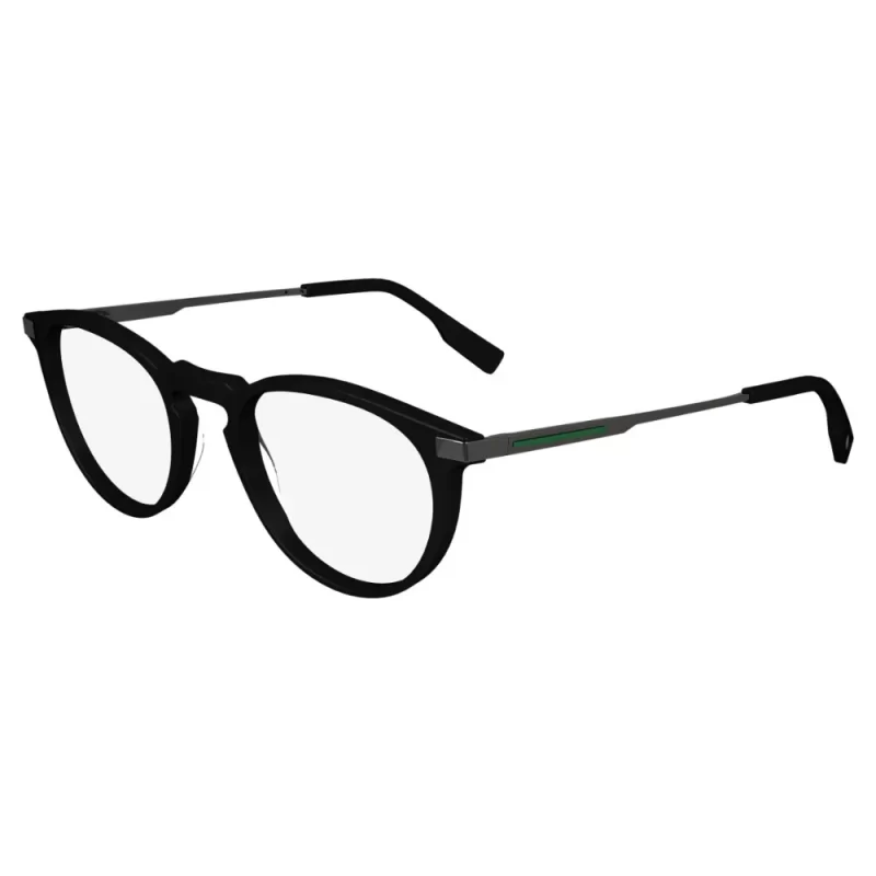 Oculos de Grau Unissex Lacoste Redondo Preto