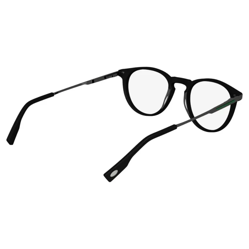 Oculos de Grau Unissex Lacoste Redondo Preto