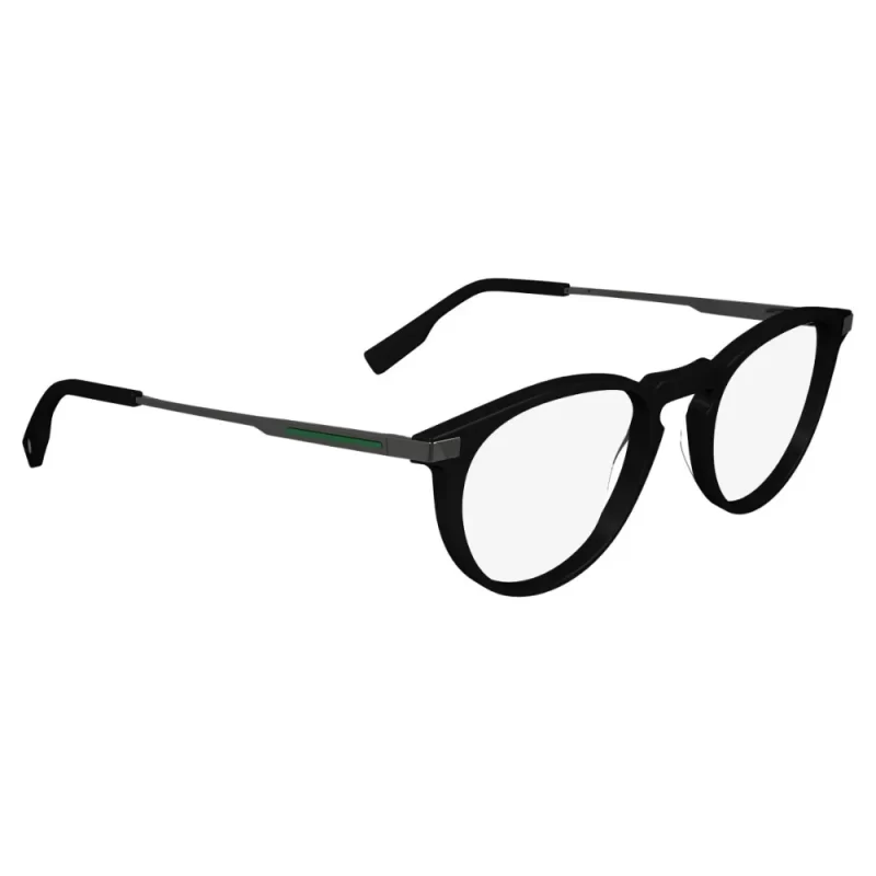 Oculos de Grau Unissex Lacoste Redondo Preto