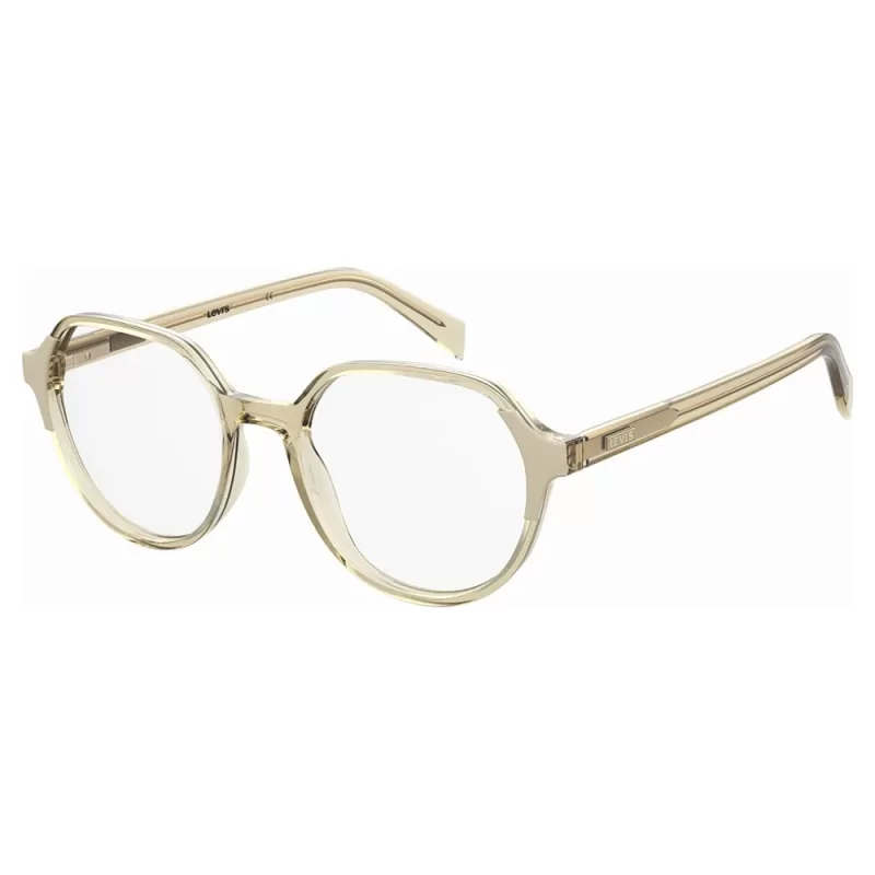 Oculos de Grau Unissex Levis Hexagonal Begetransparente