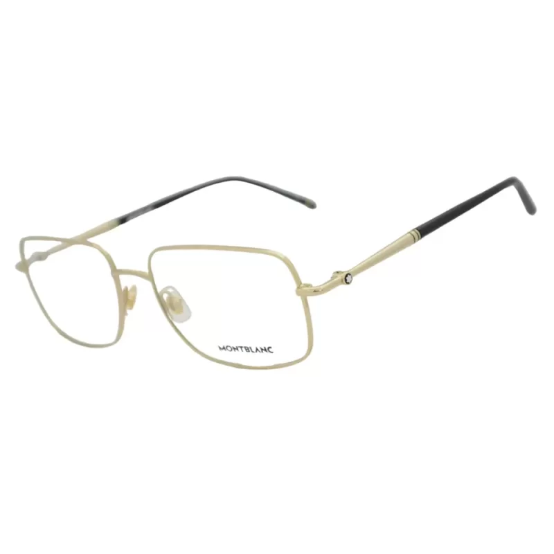 Oculos de Grau Masculino Mont Blanc Dourado