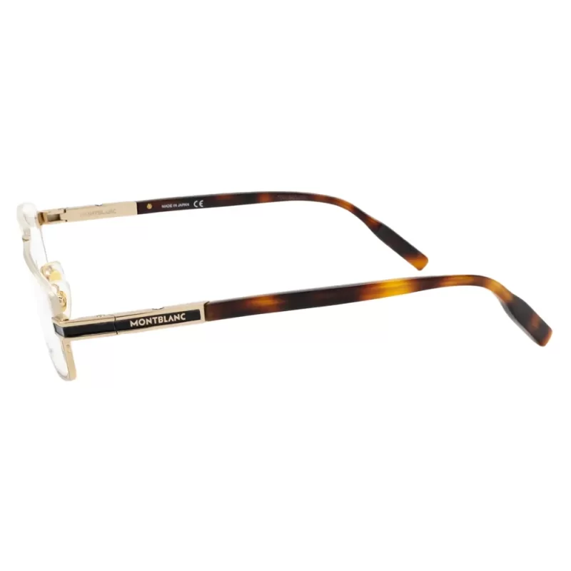 Oculos de Grau Masculino Mont Blanc Dourado