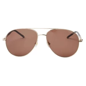 Oculos de Sol Masculino Mont Blanc Dourado