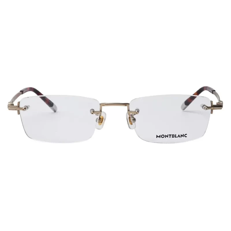 Oculos de Grau Masculino Mont Blanc Dourado