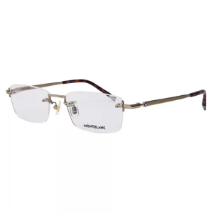 Oculos de Grau Masculino Mont Blanc Dourado