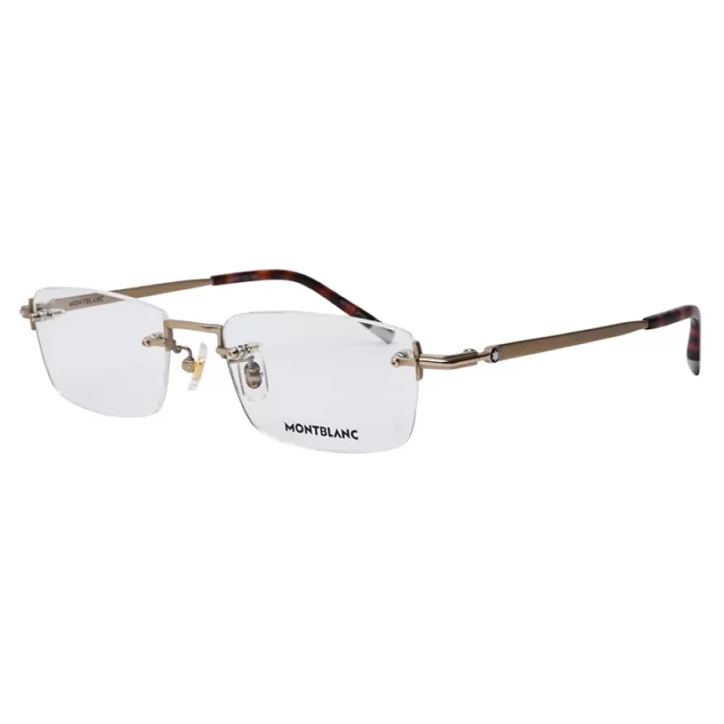 Oculos de Grau Masculino Mont Blanc Dourado