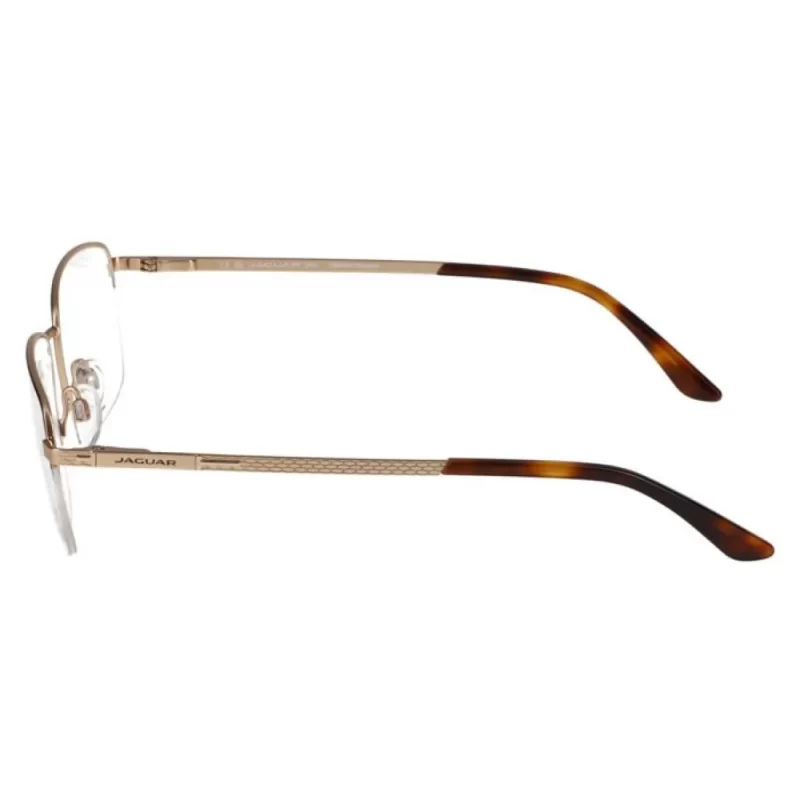 Oculos de Grau Masculino Jaguar Dourado