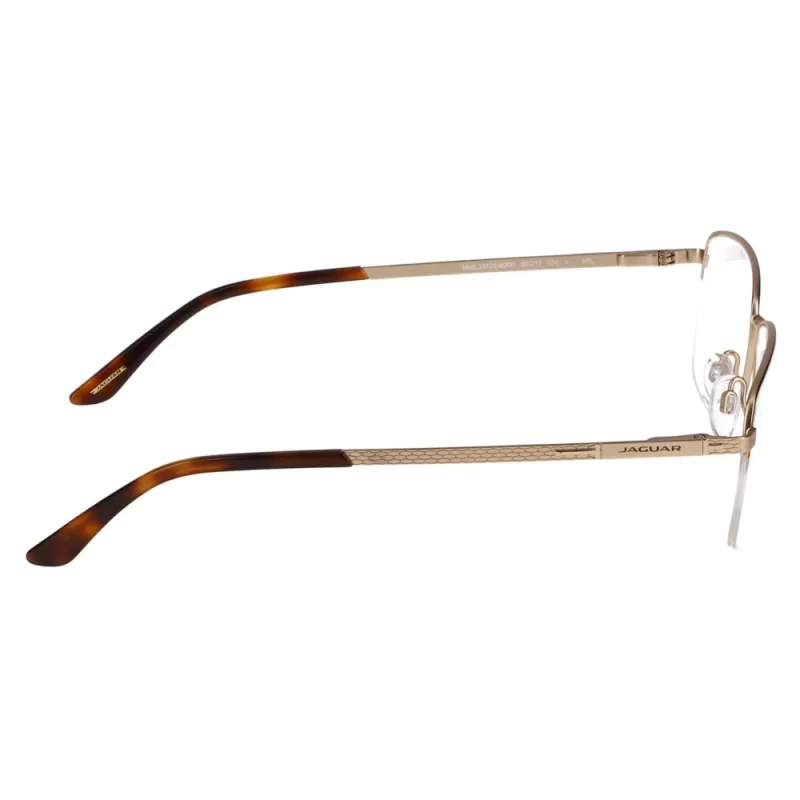 Oculos de Grau Masculino Jaguar Dourado