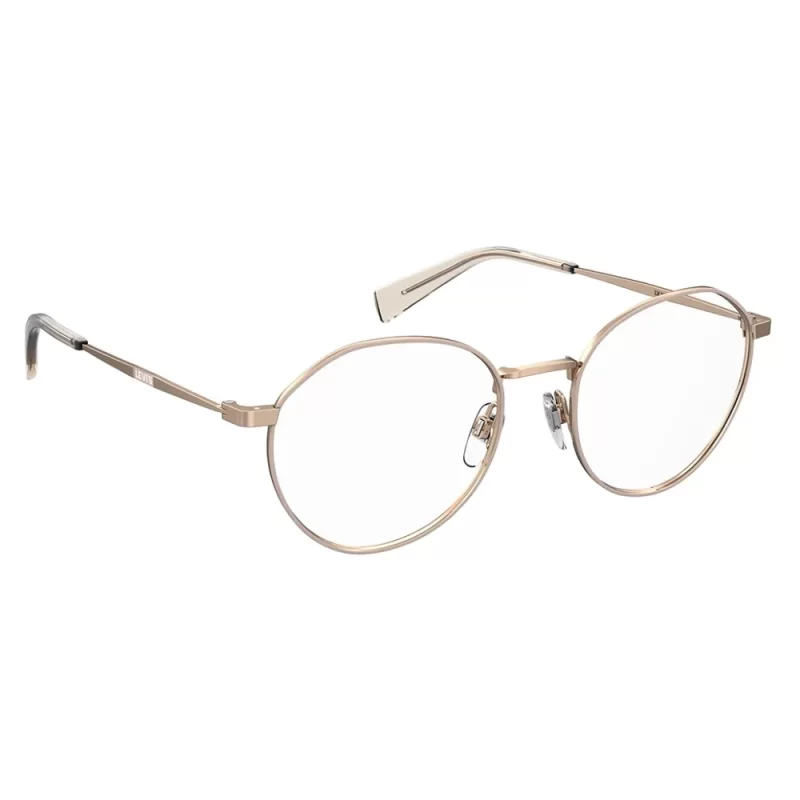 Oculos de Grau Feminino Levis Dourado