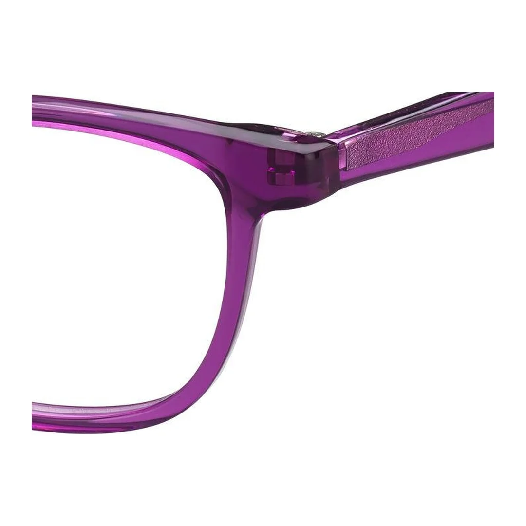 Óculos de grau Infantil Retangular Polaroid Acetato Lilas
