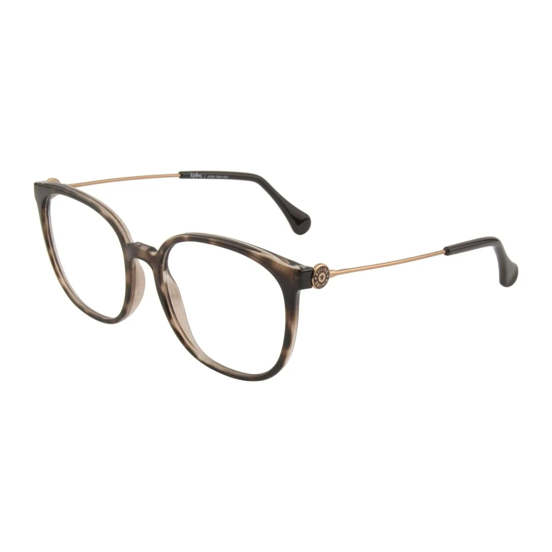 Óculos de grau Feminino Quadrado Kipling Tartaruga