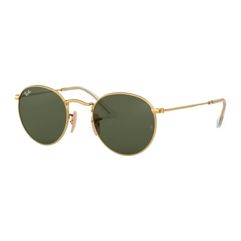 Óculos
  de sol Unissex Redondo Rayban Dourado