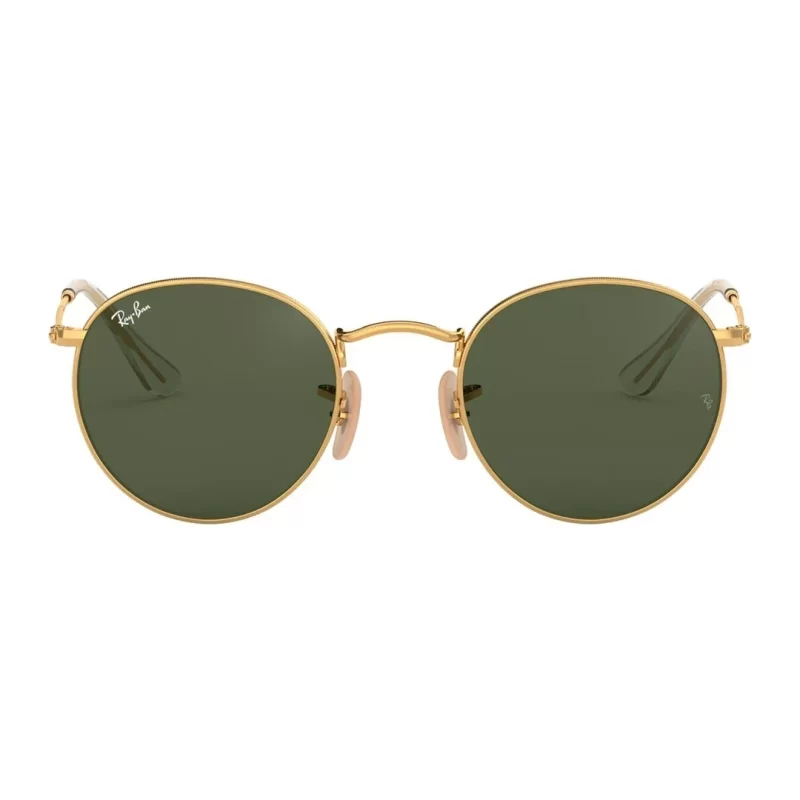 Óculos
  de sol Unissex Redondo Rayban Dourado