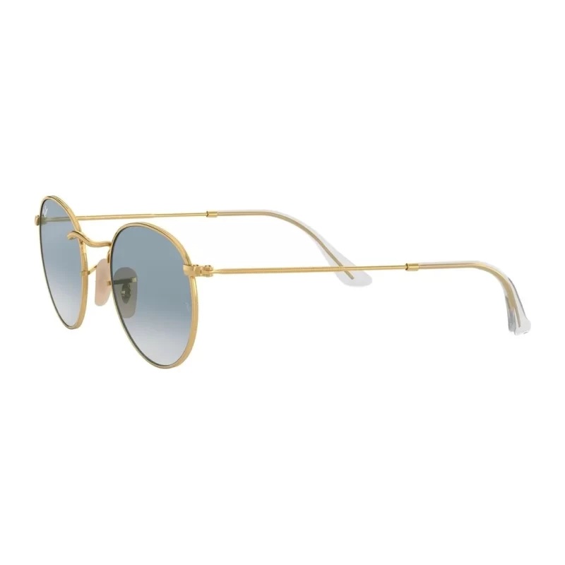 Óculos
  de sol Unissex Redondo Rayban Dourado