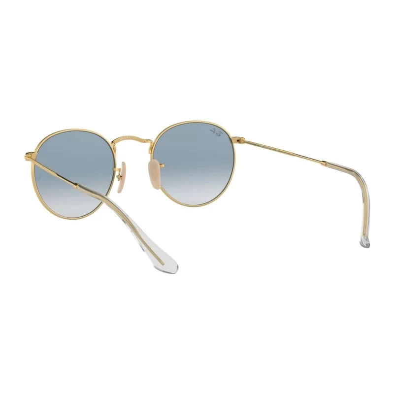 Óculos
  de sol Unissex Redondo Rayban Dourado