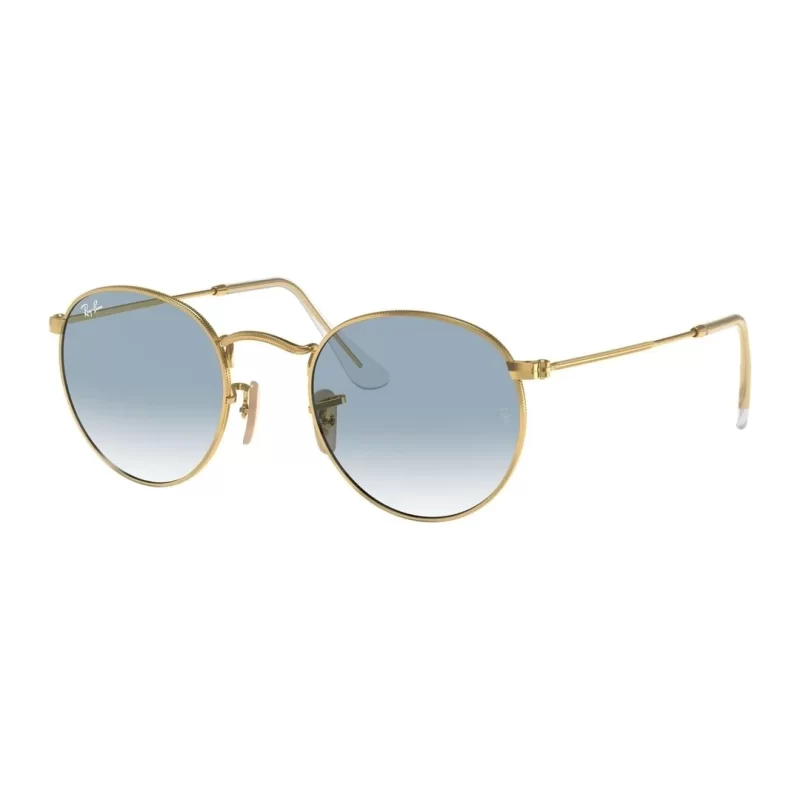 Óculos
  de sol Unissex Redondo Rayban Dourado