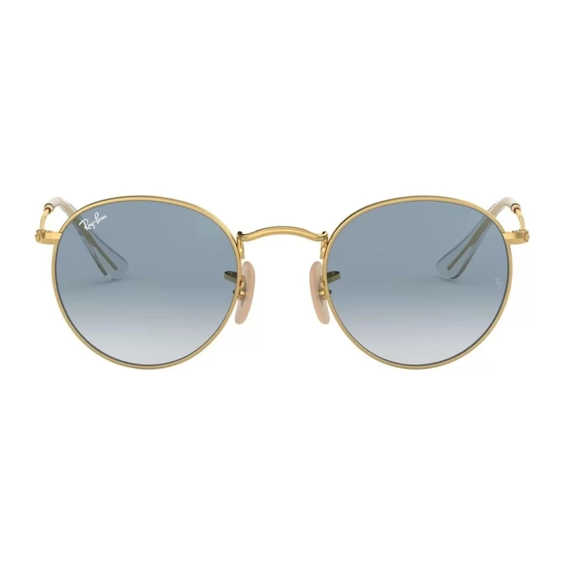 Óculos
  de sol Unissex Redondo Rayban Dourado