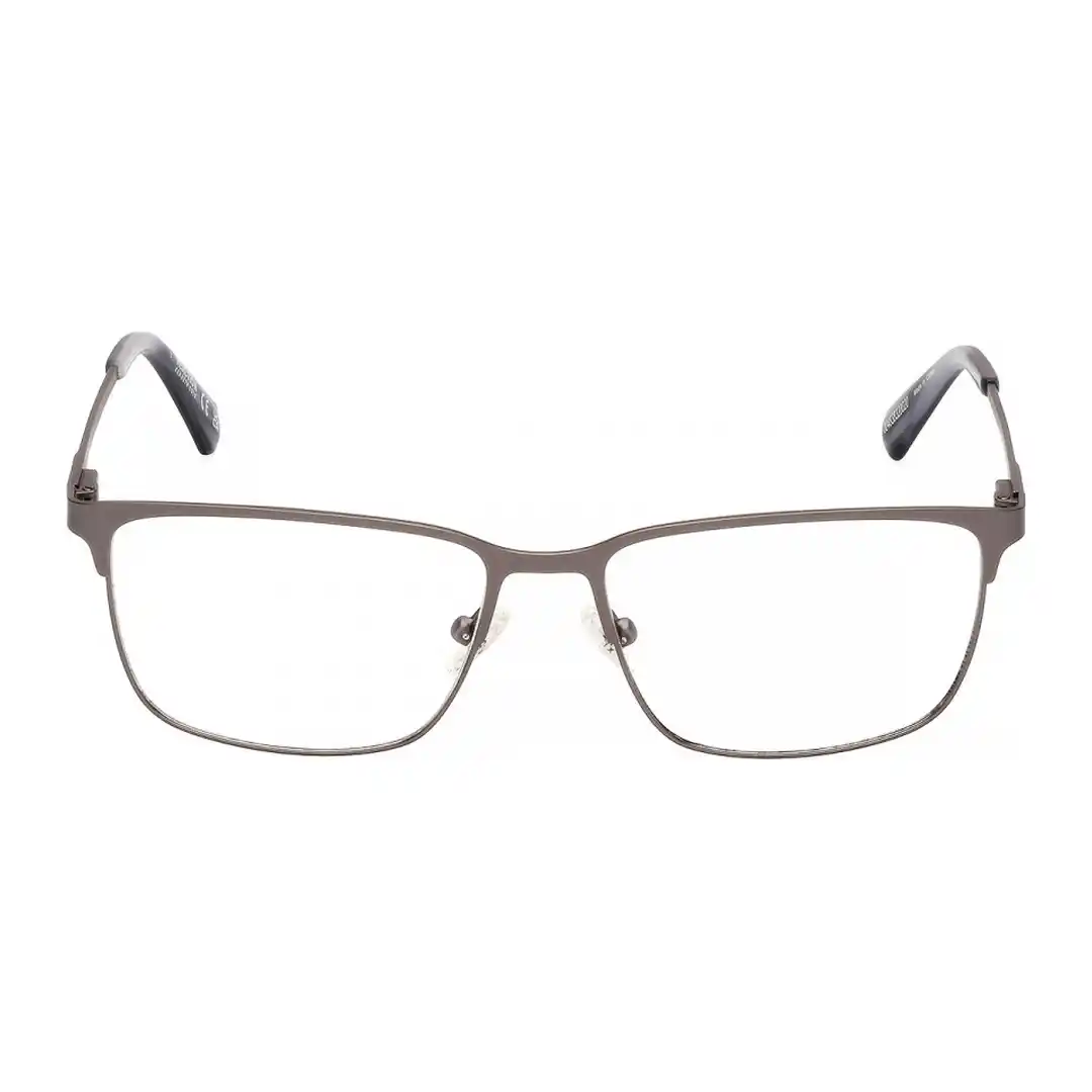 Óculos de grau Masculino Retangular Reaction Cinza