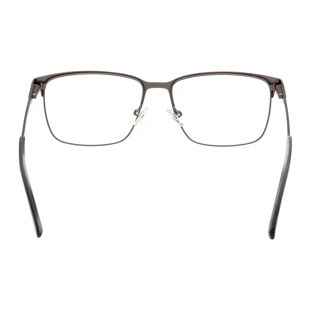 Óculos de grau Masculino Retangular Reaction Cinza