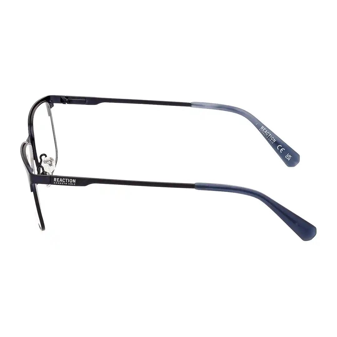 Óculos de grau Masculino Retangular Reaction Preto