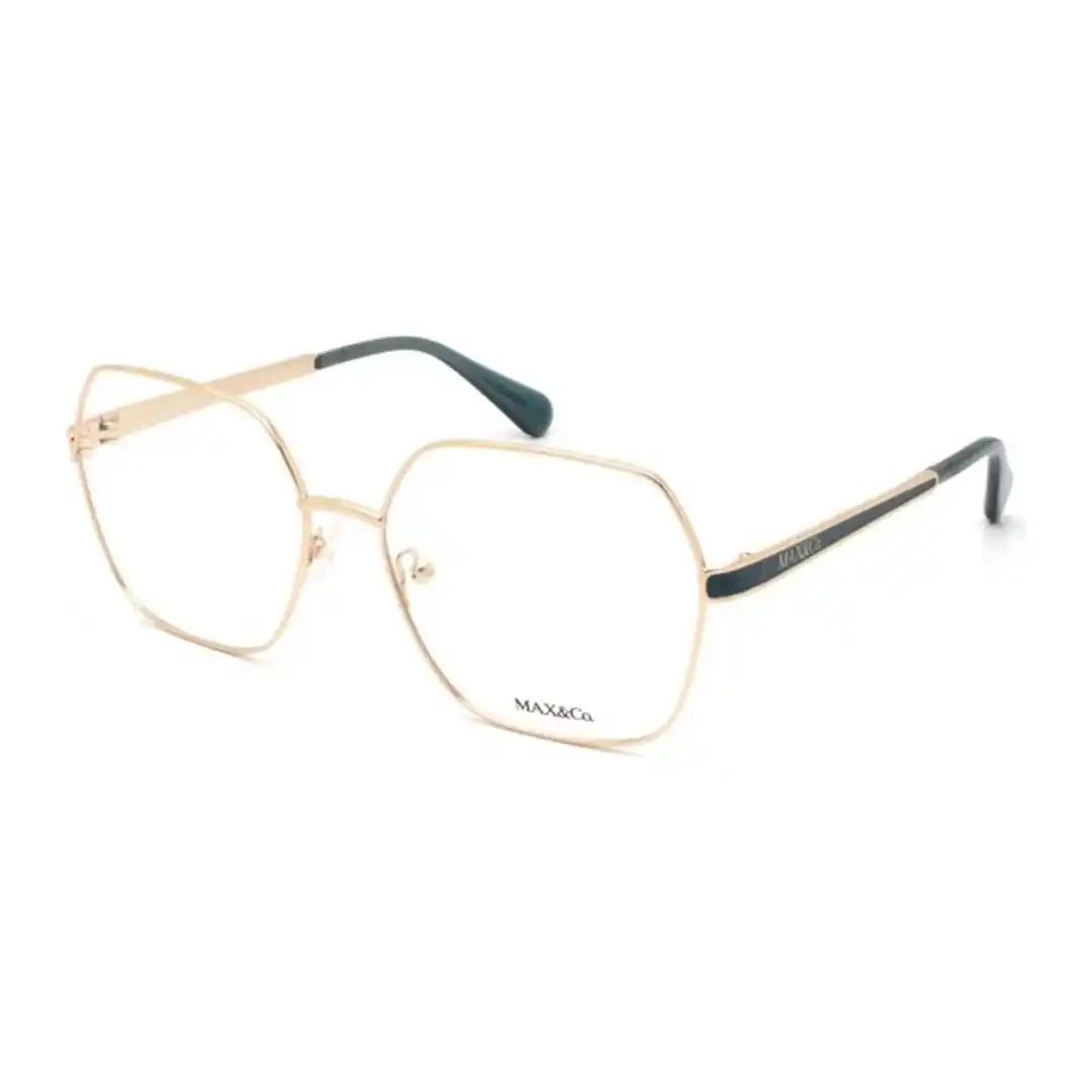 Óculos de grau Feminino Hexagonal Max&Co Verde