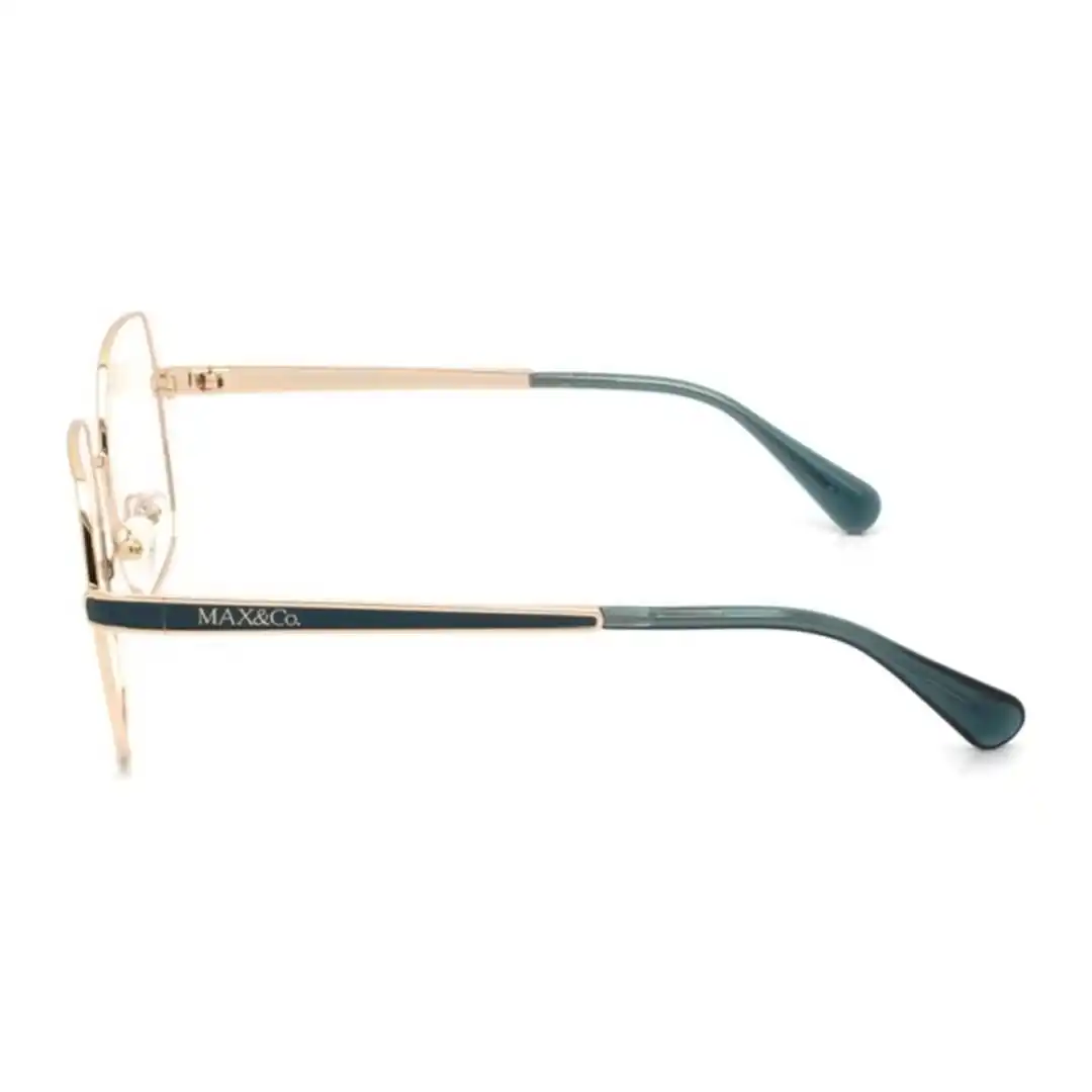 Óculos de grau Feminino Hexagonal Max&Co Verde