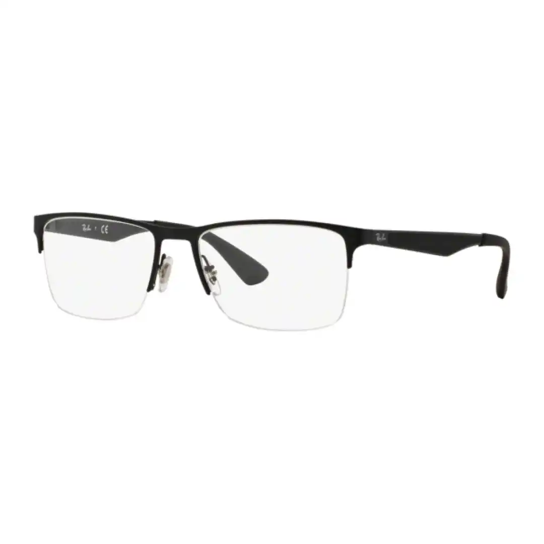 Óculos de grau Masculino Retangular Rayban Preto