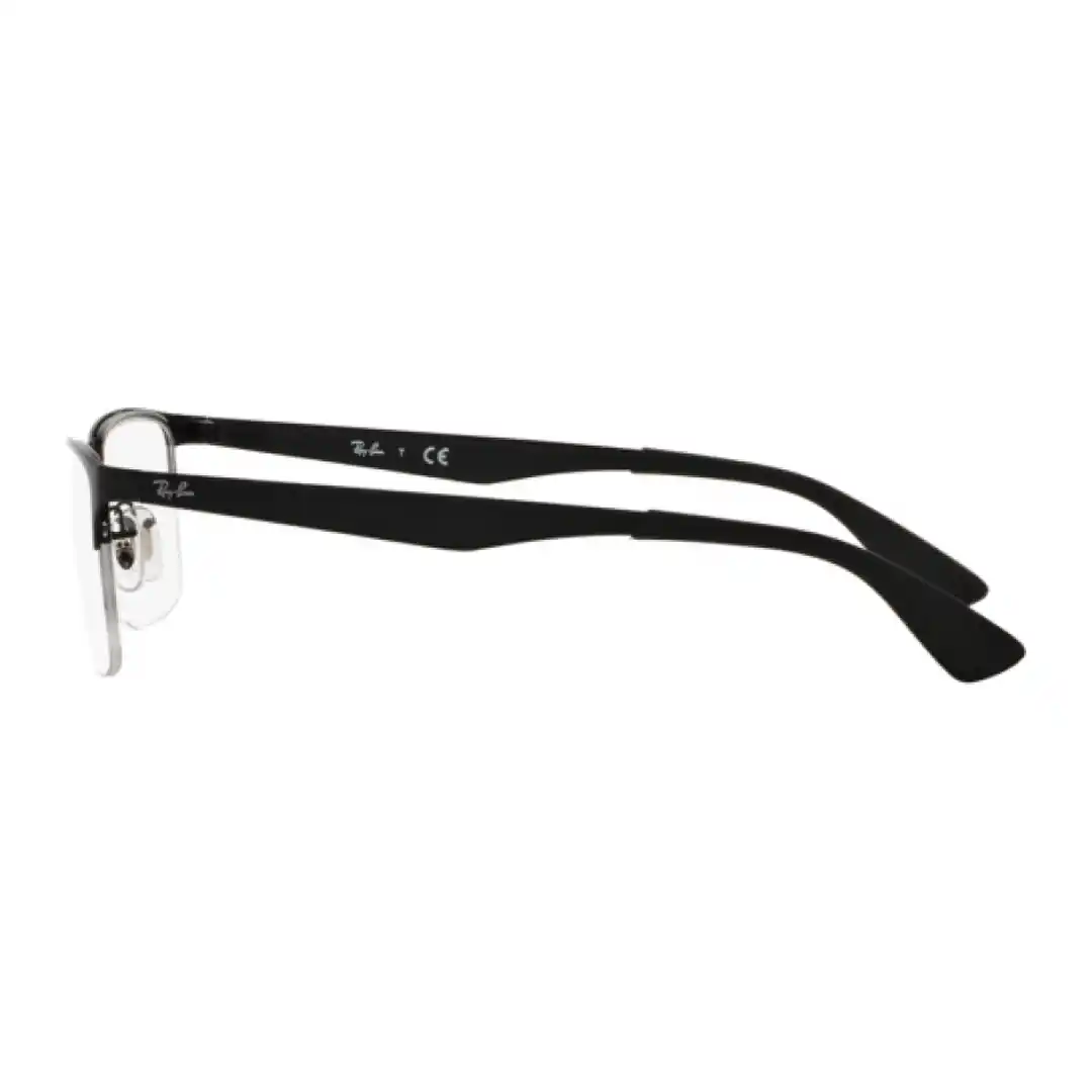 Óculos de grau Masculino Retangular Rayban Preto