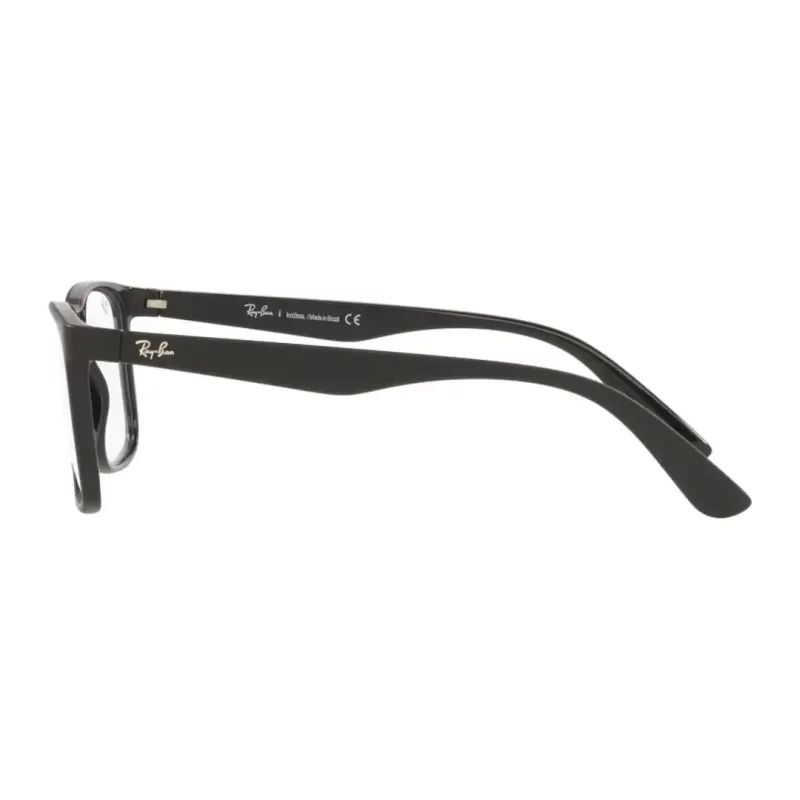 Óculos de grau Masculino Retangular Rayban Preto Fosco