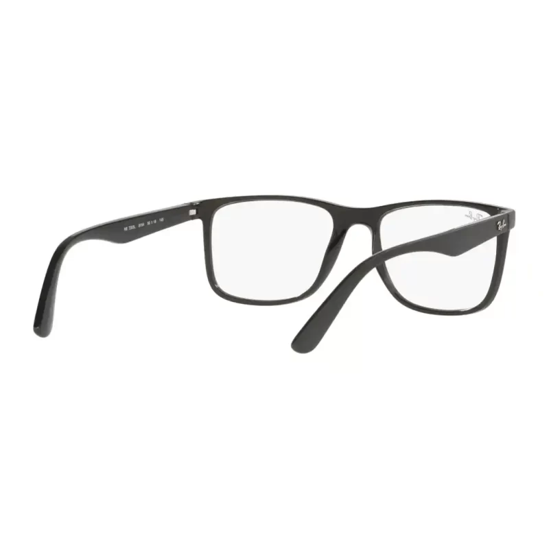 Óculos de grau Masculino Retangular Rayban Preto Fosco