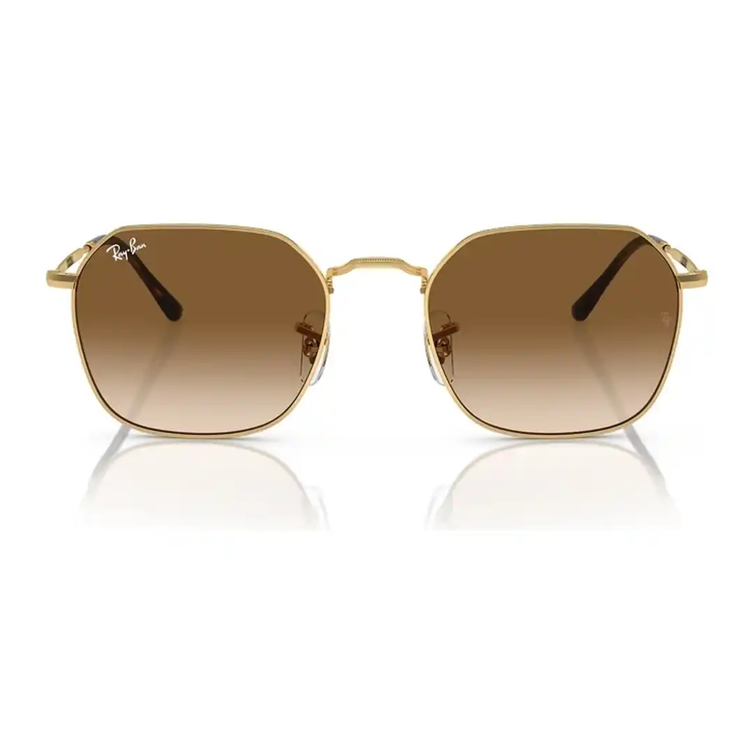 Óculos de sol Unissex Quadrado Rayban Dourado