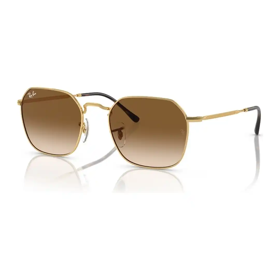 Óculos de sol Unissex Quadrado Rayban Dourado