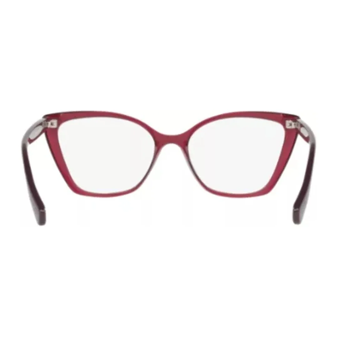 Óculos de grau Feminino Gatinho Kipling Vinho