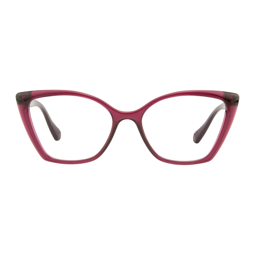 Óculos de grau Feminino Gatinho Kipling Vinho