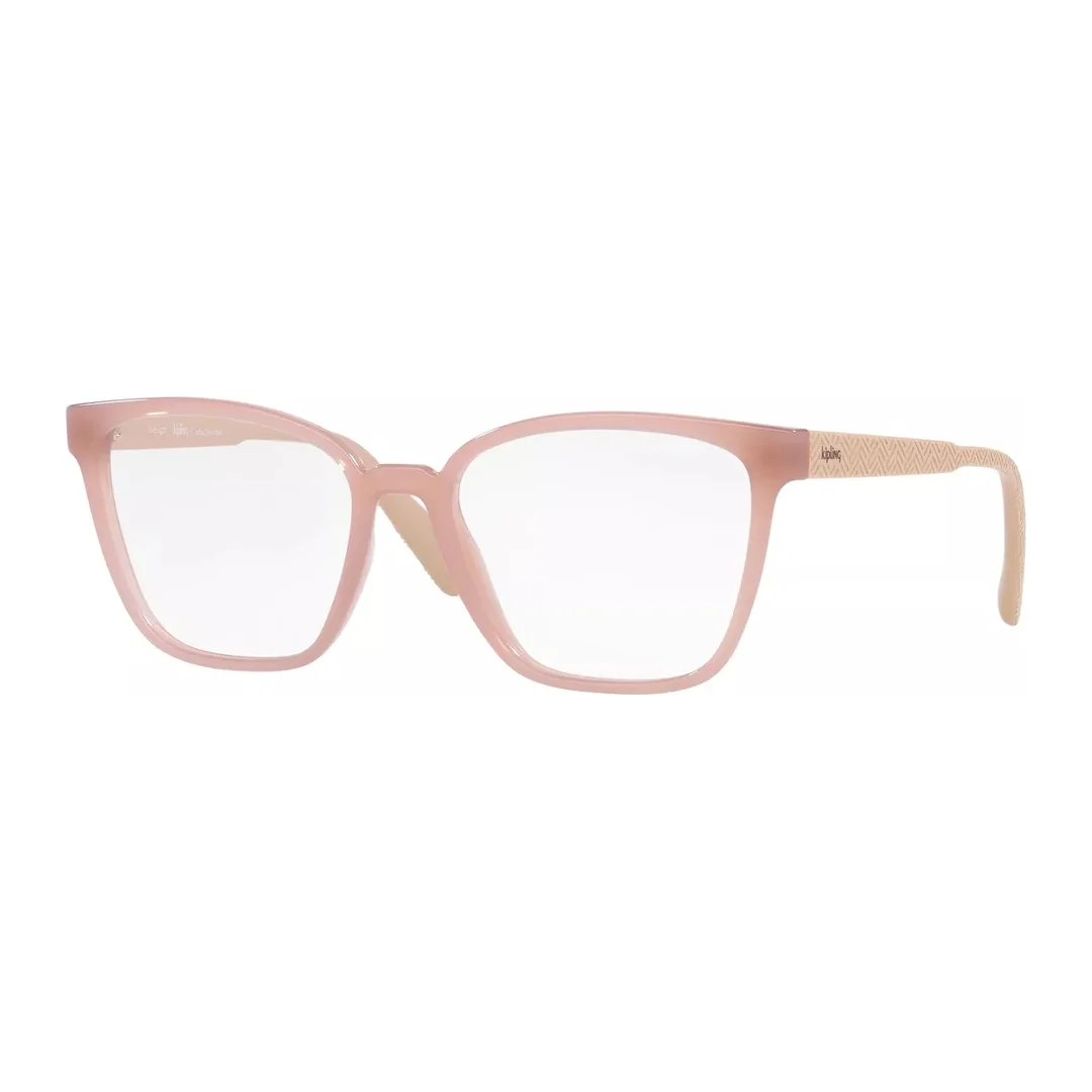 Óculos de grau Feminino Quadrado Kipling Nude