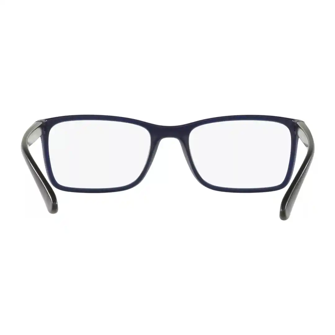 Óculos de grau Masculino Retangular Tecnol Azul Fosco