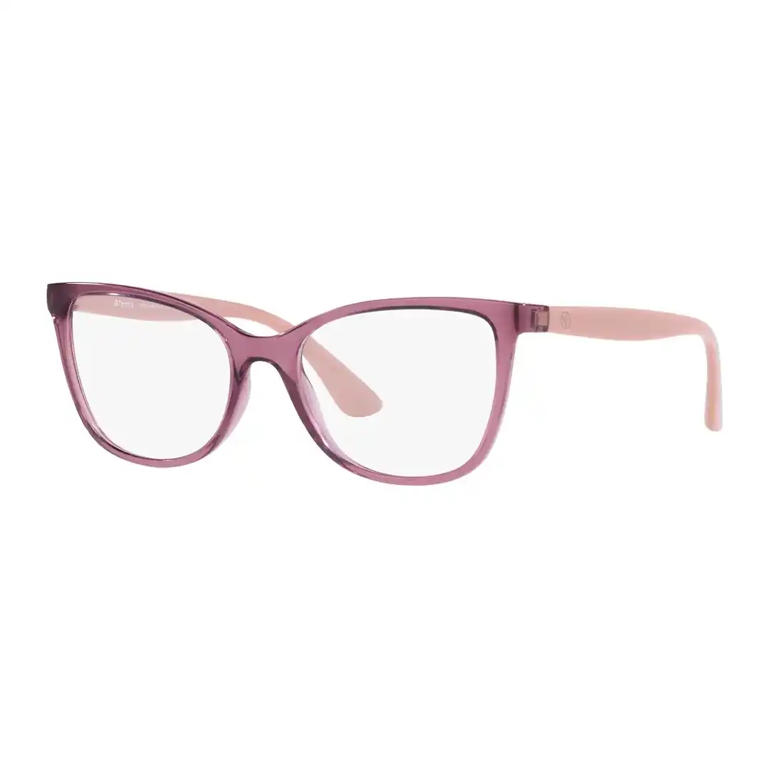 Óculos de grau Feminino Oval Tecnol Lilas Transparente