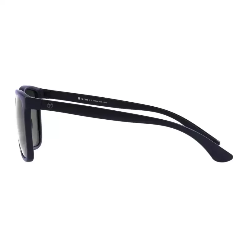 Óculos de sol Masculino Retangular Tecnol Preto Fosco