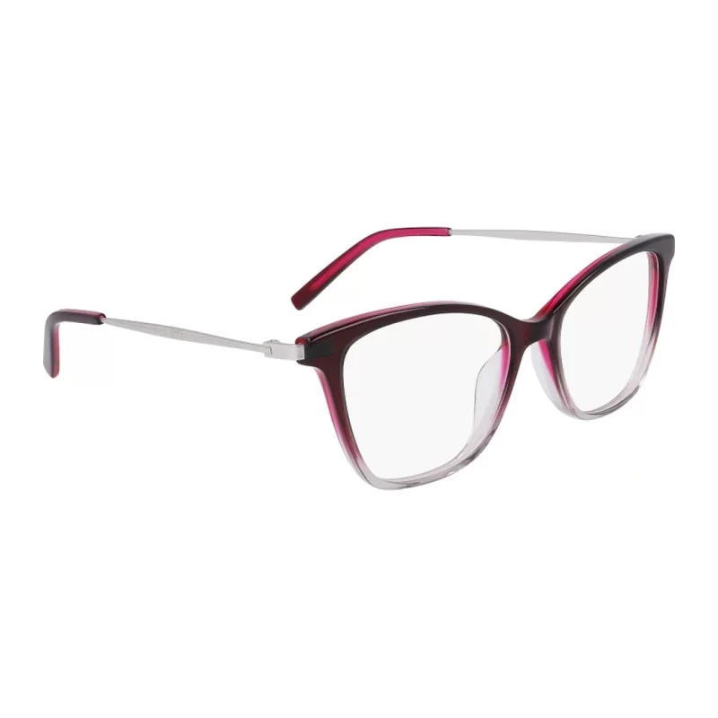 Óculos
  de grau Feminino Quadrado Dkny Vinho