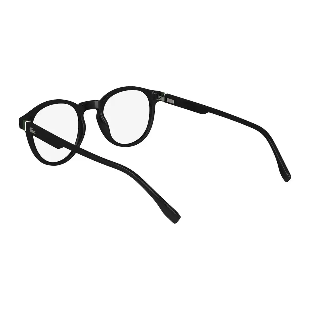 Óculos de grau Masculino Redondo Lacoste Preto