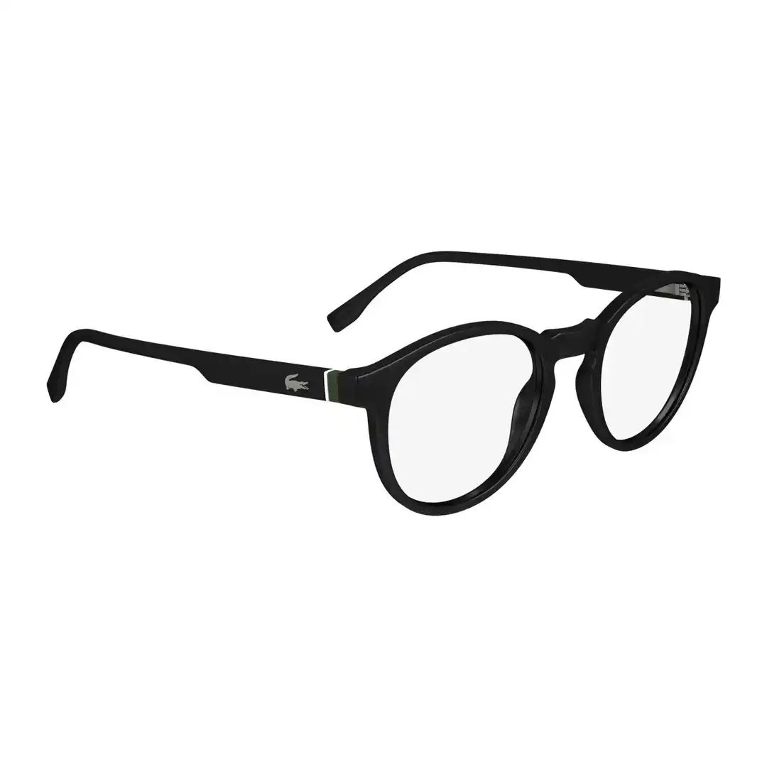 Óculos de grau Masculino Redondo Lacoste Preto