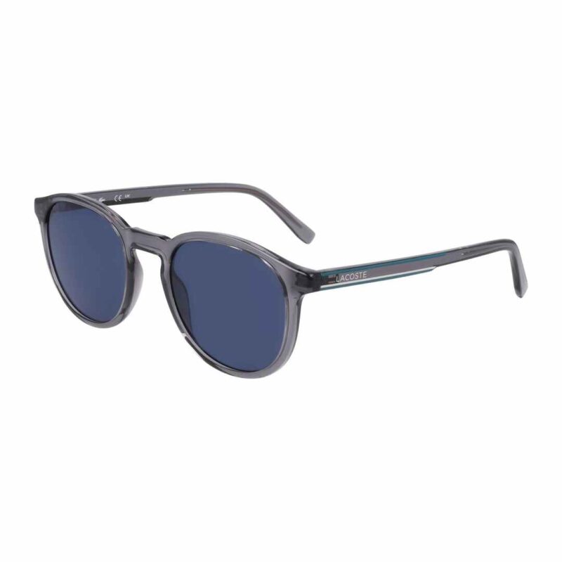 Óculos de sol Masculino Oval Lacoste Preto Transparente