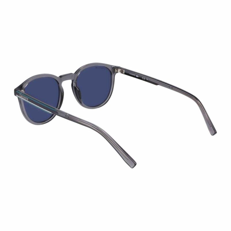 Óculos de sol Masculino Oval Lacoste Preto Transparente