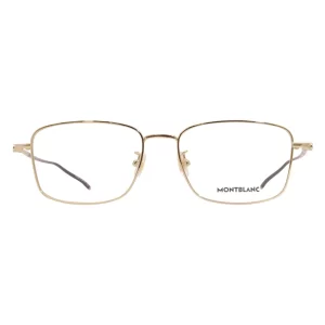 Óculos de grau Masculino Montblanc Dourado MB0140OK