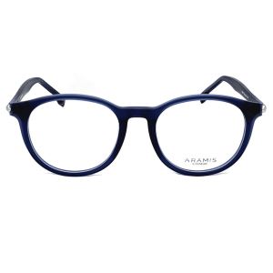 Óculos de Grau Aramis Masculino Redondo Azul Fosco Var136