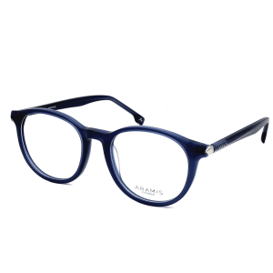Óculos de Grau Aramis Masculino Redondo Azul Fosco Var136