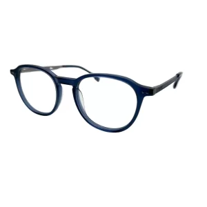 Óculos de Grau Masculino Aramis Redondo Azul Acetato Var158