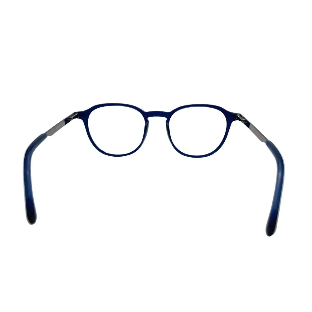 Óculos de Grau Masculino Aramis Redondo Azul Acetato Var158