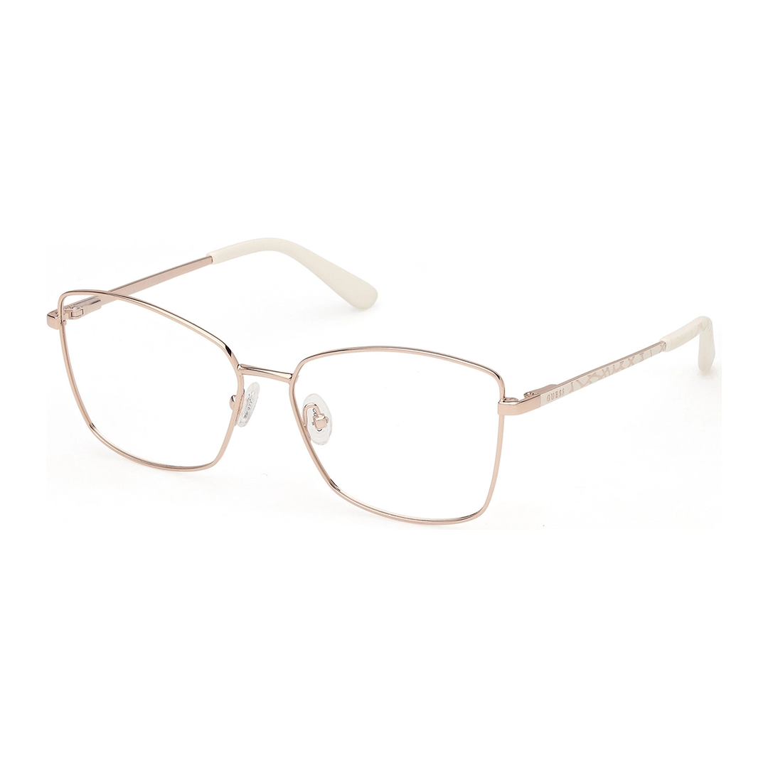 Oculos De Grau Guess Feminino Metal Irregular Dourado Gu50170 56